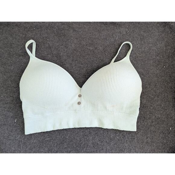 LUCKY BRAND WOMENS BRA size L Mint Green - Picture 1 of 5
